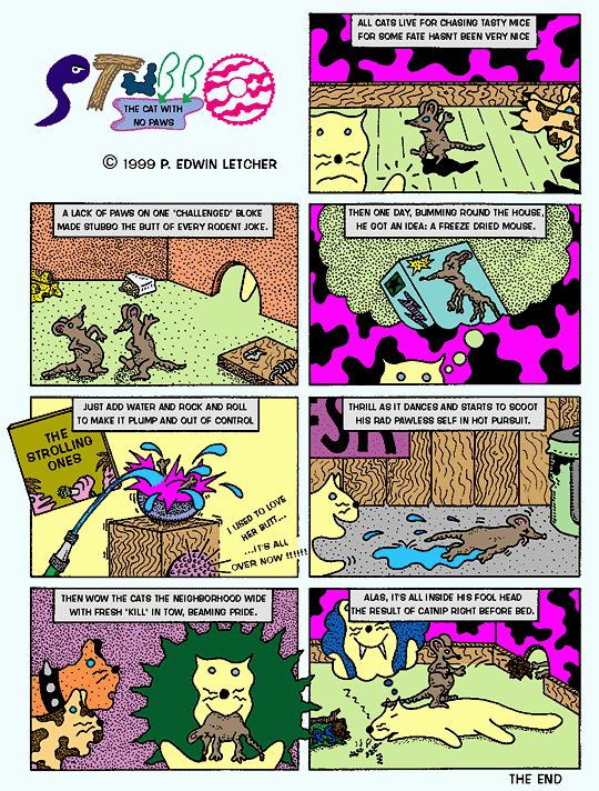 Stubbo in 'Freeze Dried Mouse'